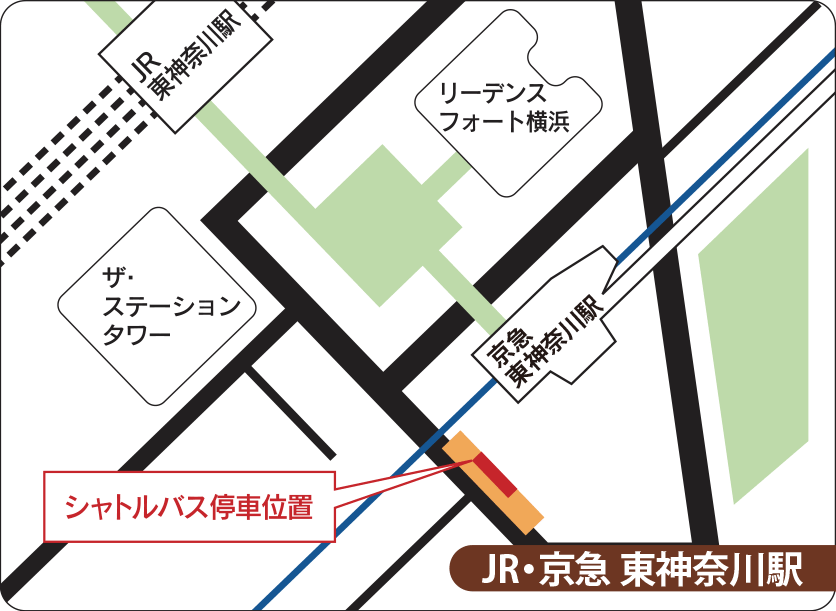 東神奈川駅・仲木戸駅バス停留所